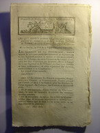 BULLETIN DES LOIS De NIVOSE AN 8 (JANVIER 1800) - RETOUR EMIGRES - ARTILLERIE RECENSSEMENT CITOYENS DE 20 ANS EMIGRATION - Decrees & Laws