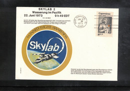 USA 1973 Space / Raumfahrt Skylab - 1 Interesting Cover - Stati Uniti
