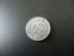 Deutschland 50 Pfennig 1920 A - 50 Rentenpfennig & 50 Reichspfennig