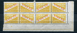 Rep. Di San Marino  -  1965 -- 50 Lire Pacchi - Quartina ** MNH - Paquetes Postales