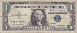 BILLETE DE ESTADOS UNIDOS DE 1 DOLLAR DEL AÑO 1957 A LETRA W-A WASHINGTON  (BANK NOTE) - Federal Reserve (1928-...)