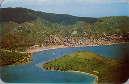 ISLAS VÍRGENES , T.P. NO CIRCULADA , AERIAL VIEW OF CHARLOTTE - AMALIE HARBOR , IN ST. THOMAS , VIRGIN ISLANDS - Jungferninseln, Amerik.