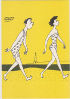 FAIZANT  Jacques  Ed Pulcinella - Humour Plage Erotisme Phare Maillot Bain Oui Non  - CPSM 10,5x15 TBE Neuve - Faizant