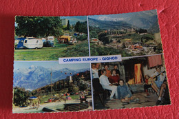 Aosta Gignod Il Camping Europa Pubblicitaria Cartolina Che Permetteva 7 Gg Di Campeggio Gratuito NV - Other & Unclassified