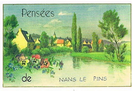 83  PENSEES   DE   NANS  LES PINS    CPM  TBE  VR1055 - Nans-les-Pins