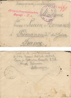 Lettre D'un Prisonnier De Guerre 1914-18 Du 14 Janvier 1916 Envoi De Mr Jules ROMAND - 1914-18