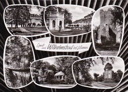 AK Gruß Aus Wilhelmsbad Bei Hanau - Mehrbildkarte - 1964 (55968) - Hanau