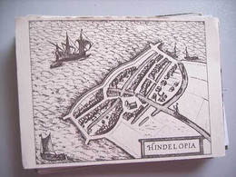 Nederland Holland Pays Bas Hindeloopen Met Oude Plattegrond - Hindeloopen