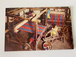 El Salvador - WEAVING Bedspreads In The Town Of San Buenaventura   - Tarjeta Postal  Post Card - El Salvador