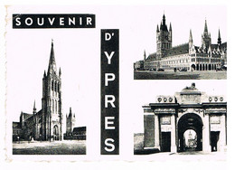 04- 2021 - BELGIQUE - FLANDRE OCCIDENTALE - YPRES  - CPSM PF NB - Souvenir - Multivues - Ieper