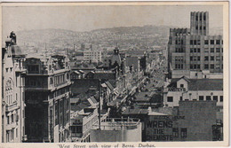 SOUTH AFRICA - Durban - West Street With View Of Berea - MAtt RPPC - South Africa