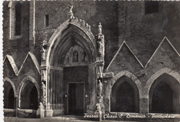 CARTOLINA  PESARO,MARCHE,CHIESA S.DOMENICO-PARTICOLARE,STORIA,CULTURA,MEMORIA,RELIGIONE,IMPERO ROMANO,VIAGGIATA 1962 - Pesaro