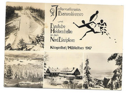 9650  KLINGENTHAL / ASCHBERG  -  9. INTERN. DAMENSKIRENNEN  1967 - Klingenthal