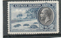 Cayman Ilands 1935: 2 1/2 D Hawskill Turtles Unused, See Scan - Iles Caïmans