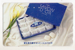 TELECARTE JAPON SAVON D'OR De SHISEIDO COSMETIQUE - Profumi