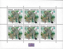 CHECA, REP. /CZECH REP. /CESKA REP.  -EUROPA 2021 -ENDANGERED NATIONAL WILDLIFE"- SHEET Of 6 STAMPS - 2021