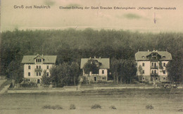 Gruß Aus Neukirch. Elisabeth-Stiftung Der Stadt Dresden Erholungsheim "Valtental" Niederneukirch, 1915. - Neukirch (Lausitz)