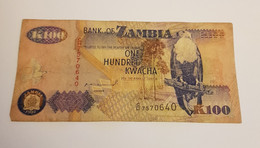 K100 BANK OF ZAMBIA /B/ 1992 / N 640 P# 38 - Zambie