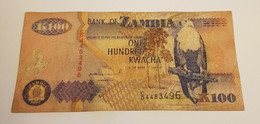 K100 BANK OF ZAMBIA /B/ 1992 / N 496 P# 38 - Zambie