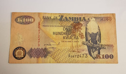 K100 BANK OF ZAMBIA /B/ 1992 / N 473 P# 38 - Zambie