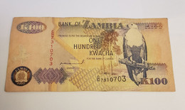 K100 BANK OF ZAMBIA /B/ 1992 / N 703 P# 38 - Zambie