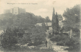 CPA FRANCE 13 " Meyrargues, Le Château Et La Chapelle" - Meyrargues