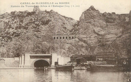 CPA FRANCE 13 " Marseille, Entrée Du Tunnel De Rove à L'Estaque" - L'Estaque