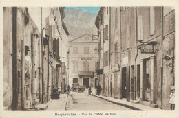 CPA FRANCE 13 "Roquevaire, Rue De L'Hôtel De Ville" - Roquevaire