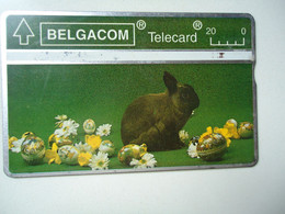 BELGIUM   USED CARDS   ANIMALS  RABBITS - Conigli