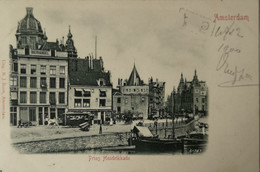 Amsterdam // Relief - Prins Hendrikkade (Paardentram - Bierhandel - Horse Tram) 1910 Of 1900  Boon Zeldzaam - Amsterdam