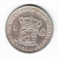 COINS    PAYS-BAS     KM  161.2     1944  .   ( 23 ) - 1 Florín Holandés (Gulden)