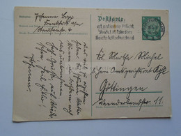 D178952 Deutsches Reich-Ganzsache- 1937 Frankfurt Am Main  Nach Göttingen   ''Luftschutz Ist ...'' - Otros & Sin Clasificación