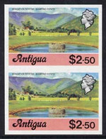 Antigua 1976 Irrigation Scheme $2.50 (without Imprint) U/m Imperforate Pair (as SG 484A) - Altri & Non Classificati