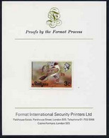 Antigua 1976 Loggerhead Kingbird 3c (with Imprint) Imperf Proof On Format International Proof Card (as SG 472B) - Other & Unclassified