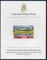 Antigua 1976 Irrigation Scheme $2.50 (without Imprint) Imperf Proof On Format International Proof Card - Other & Unclassified