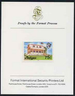 Antigua 1976 Premier's Office 75c (with Imprint) Imperf Proof On Format International Proof Card (as SG 482B) - Autres & Non Classés