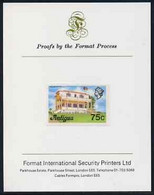 Antigua 1976 Premier's Office 75c (without Imprint) Imperf Proof On Format International Proof Card (as SG 482A) - Otros & Sin Clasificación