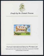 Antigua 1976 Premier's Office 75c (without Imprint) Imperf Proof On Format International Proof Card (as SG 482A) - Sonstige & Ohne Zuordnung
