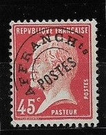 FRANCE - PREOBLITERE   Nº 67 COTE 22.00€   NEUF CHARNIERE  2 SCANS - Autres & Non Classés