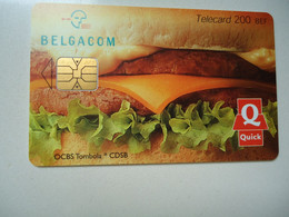 BELGIUM   USED CARDS ADVESTISING  FOOD - Otros & Sin Clasificación