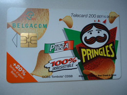 BELGIUM   USED CARDS ADVESTISING  FOOD - Autres & Non Classés