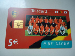 BELGIUM   USED CARDS  FOOTBALL CLUBS - Otros & Sin Clasificación