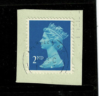 Ref 1485 - GB - 2nd Class Machin Stamp - Printing Flaws Error - Machins