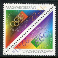 HUNGARY 1995 OLYMPIAFILA Stamp Exhibition MNH / **.  Michel  4347-48 - Nuevos