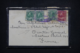 CANADA - Enveloppe Pour QG Du Secteur Postal 144 En France En 1916 Avec Contrôle Postal - L 96935 - Cartas