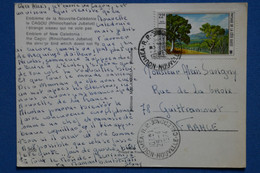 R23 NOUVELLE CALEDONIE BELLE CARTE 1974 NOUMEA POUR LA FRANCE + EMBLEME CAGOU + AFFRANCH PLAISANT - Storia Postale