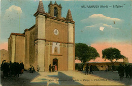 Aujargues * La Place De L'église - Other & Unclassified