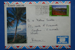 R23 NOUVELLE CALEDONIE BELLE LETTRE  1986 NOUMEA POUR LA FRANCE + AFFRANCH PLAISANT - Cartas & Documentos