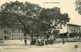 Le Martinet * Grande Place , Dite Le Pré * Café BALME Et KELLE * Attelage - Autres & Non Classés