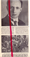 Orig. Knipsel Coupure Tijdschrift Magazine - Zele - Begrafenis Edmond Rubbens , Minister - 1938 - Non Classificati